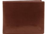 Esquire Pelle Portafoglio Dallas Wallet Horizontal Brown Marrone