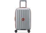 Delsey Paris Carrello Carrousel Expandable 4 Double Rolls Cabine Trolley 55 Platin Grigio