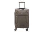 Delsey Paris Carrello Helium Dlx Expandable 4 Double Rolls Trolley 55 Mokka Marrone
