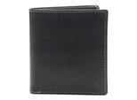 Esquire Pelle Portafoglio Dallas Wallet High Classic Black Nero
