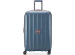 Delsey Paris Carrello Carrousel Expandable 4 Double Rolls Trolley 67 Ultramarine Blue