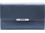 Esquire Portafoglio Helena Lady Flap Wallet Blue Blu Scuro