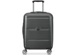 Delsey Paris Carrello Comete + 4 Double Rolls Cabin Trolley Sl 55 Black Nero