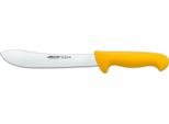 Coltello Da Macellaio Arcos Color - Prof 292600 In Acciaio Inox Nitrum E Mango Lama Ergonomica In Polipropilene Giallo 20 Cm, Vetrina