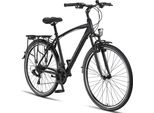 Licorne Bike Life M-V-ATB Premium Trekking Bike In 28 Pollici - Bicicletta Per Uomo, Ragazzo, Donna E Uomo - Cambio Shimano 21 Velocità - Bicicletta Da Città Per Uomo - Bicicletta Da Uomo.