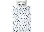 Luckyboysunday Copripiumino Maus 100 X 70 Cm Weiß/Blau