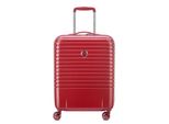 Delsey Paris Carrello Caumartin + 4 Double Rolls Cabin Trolley 55 Slim Line Red Rosso