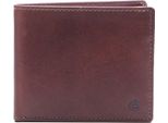 Esquire Pelle Portafoglio Dallas Wallet Quer Brown Marrone