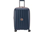 Delsey Paris Carrello Carrousel Expandable 4 Double Rolls Trolley 67 Marine Blue