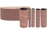 Accessori Per La Levigatura In Carta Abrasiva - Set K80 Adatto Per Levigatrici A Mandrino GÜDe Gsbsm 450 E Scheppach OSM600 6 Pz