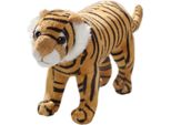 Carl Dick Tigre Marrone In Piedi Lunga Circa 17 Cm, Alta Circa 11 Cm 3411006 Peluche, Peluche, Peluche