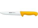 Coltello Da Macellaio Arcos Colore - Prof 294700 Acciaio Inox Nitrum E Mango Lama Ergonomica In Polipropilene Giallo E Lama Da 18 Cm, Vetrina