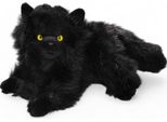Gatto Carl Dick, Gatto Persiano Nero Ca. 30Cm 3474 Peluche, Peluche, Animale Di Peluche