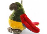 Pappagallo Carl Dick Giallo-Rosso Ca. 24 Cm 2998 Peluche, Peluche, Peluche