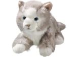 Gatto Carl Dick Sdraiato Grigio, Circa 23 Cm 3241003 Peluche, Peluche, Peluche