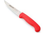 Spelucchino Arcos 2900 - Prof 290122 In Acciaio Inox Nitrum Mango Lama Ergonomica In Polipropilene Rosso E Lama Da 10 Cm, Vetrina