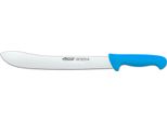 Coltello Da Macellaio Arcos Color - Prof 292823 In Acciaio Inox Nitrum E Lama Ergonomica In Polipropilene Blu Mango 30 Cm, Vetrinetta