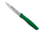 Coltello Mondador Arcos Nova 188621 In Acciaio Inox Nitro E Polipropilene Mango, Lama Verde 10 Cm In Confezione Da Esposizione