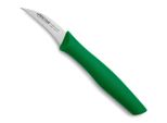 Coltello Mondador Arcos Nova 188321 In Acciaio Inossidabile Nitrum E Mango In Polipropilene, Verde, Lama Da 6 Cm Con Coprilama E Scatola Da Esposizione.
