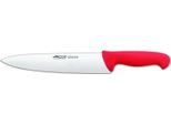 Coltello Da Chef Arcos Colore - Prof 29222222 Acciaio Inox Nitrum E Mango Lama Ergonomica In Polipropilene Rosso E Lama Da 25 Cm, Vetrinetta