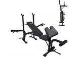Mobiclinic Panca Da Allenamento Multifunzionale Panca Pesi Regolabile Pressfit Regolabile Pieghevole Acciaio Portata Fino A 250 Kg Supporto Per Barre