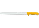 Coltello Per Salsicce Arcos Color - Prof 293500 In Acciaio Inox Nitrum E Mango Lama Ergonomica In Polipropilene Giallo E Lama Da 35 Cm, Vetrinetta