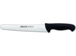 Coltello Da Pasticceria Arcos Color - Prof 293225 In Acciaio Inox Nitrum E Polipropilene Nero Ergonomico Mango Con Lama Da 25 Cm, Vetrina