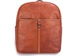 Spikes & Sparrow Pelle Zaino Bronco Backpack Brandy Marrone