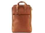 Harold's Pelle Zaino Per Il Tempo Libero Zaino Con Scomparto Per Laptop Campo U-City-Backpack Cognac Marrone Chiaro