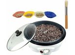 220V/ 1200W Macchina Elettrica Del Torrefattore Del Caffè, Torrefattore Del Caffè Del Chicco Della Famiglia Dell'acciaio Inossidabile Torrefattore Elettrico Del Caffè Del Rotatorio