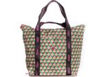 Oilily Borsa A Tracolla Borsetta Geo Diamonds Folding City Shopper Jolly Green Verde Multicolore