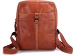Spikes & Sparrow Pelle Zaino Per Il Tempo Libero Zaino Bronco Backpack Brandy Marrone