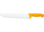 Coltello Da Macellaio Arcos Colore - Prof 291900 Acciaio Inox Nitrum E Mango Lama Ergonomica In Polipropilene Giallo E Lama Da 30 Cm, Vetrinetta