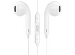 Xo Cuffie Cablate S8 Connessione Jack Aux 3,5 Mm Cuffie In-Ear Con Microfono Compatibili Con Smartphone Bianco