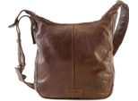 Harold's Pelle Borsa A Tracolla Submarine Pouch Up Brown Marrone Scuro