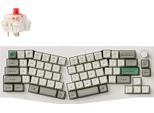 Tastiera Meccanica Senza Fili Keychron Q8 Max (Layout Alice) Qmk/Via, Qwerty Us, Manopola, Gateron Jupiter Red Q8M-P1
