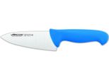Coltello Da Chef Arcos Colore - Prof 292023 Acciaio Inox Nitrum E Mango Lama Ergonomica In Polipropilene Blu E Lama Da 15 Cm, Vetrinetta