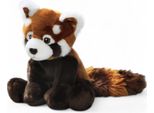 Carl Dick Panda Rosso, Gatto Orso Seduto Ca. 25 Cm, Ca. 37 Cm Con Coda 3155 Peluche, Peluche, Peluche