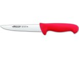 Coltello Da Macellaio Arcos Colore - Prof 294622 Acciaio Inox Nitro E Mango Lama Ergonomica In Polipropilene Rosso E Lama Da 16 Cm, Vetrina