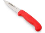 Coltello Mondador Arcos Colore - Prof 290022 Acciaio Inox Nitro E Mango Lama Ergonomica In Polipropilene Rosso E Lama Da 8 Cm, Vetrina