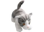 Carl Dick Gatto Grigio Strisciante, Ca. 18Cm 3223002 Peluche, Peluche, Peluche