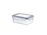 Contenitore In Plastica Trasparente Con Coperchio A Chiusura Ermetica E Clip