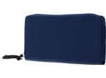 H.I.S Portafoglio Zip Around Wallet Blue
