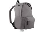 Sols Bags 70100 | Zaino Rider Backpack | 14 X 28 X 40 Cm - Colore: Grafite - Dimensioni: 14 X 28 X 40 Cm