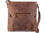Greenland Nature Pelle Borsa A Tracolla Montenegro Shoulder Bag Brown Marrone