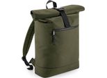 Bagbase BG286 | Zaino Roll-Top Riciclato, 32 X 44 X 13 Cm - Colore: Verde Militare - Dimensioni: 32 X 44 X 13 Cm