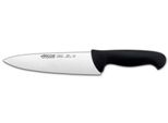 Coltello Da Chef Arcos Colore - Prof 292125 Acciaio Inox Nitrum E Mango Lama Ergonomica In Polipropilene Nero E Lama Da 20 Cm, Vetrina