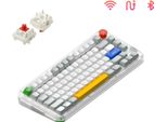 Nuphy Kick75 Tastiera Meccanica Senza Fili Ad Alto Profilo, Layout 75% Ansi, 80 Tasti, Interruttore Nuphyio / Red Max