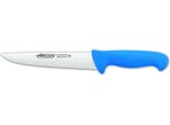 Coltello Da Macellaio Arcos Colore - Prof 294823 Acciaio Inox Nitrum E Mango Polipropilene Ergonomico Blu E Lama Da 20 Cm, Vetrinetta