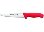Coltello Da Macellaio Arcos Colore - Prof 294722 Acciaio Inox Nitrum E Mango Lama Ergonomica In Polipropilene Rosso E Lama Da 18 Cm, Vetrinetta